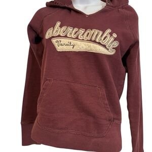 Abercrombie & Fitch Burgundy Pullover